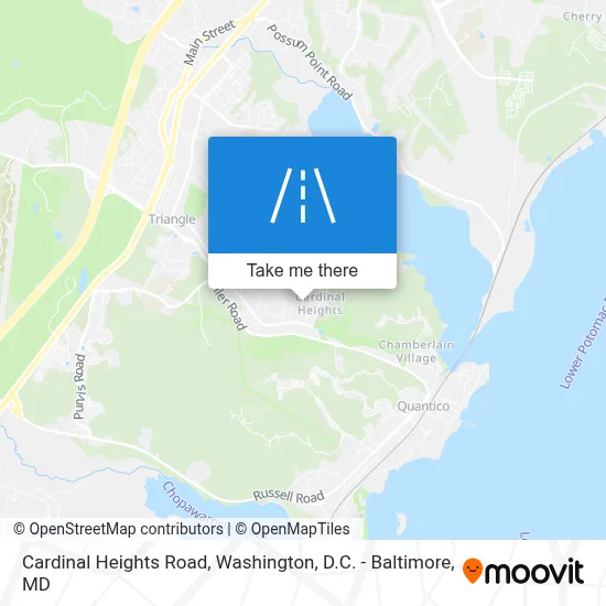 Cardinal Heights Road map