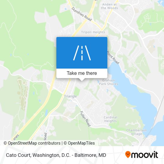 Cato Court map
