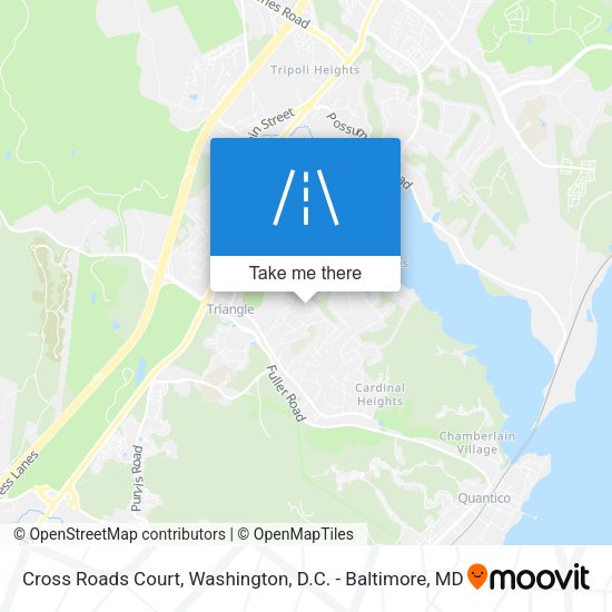 Cross Roads Court map