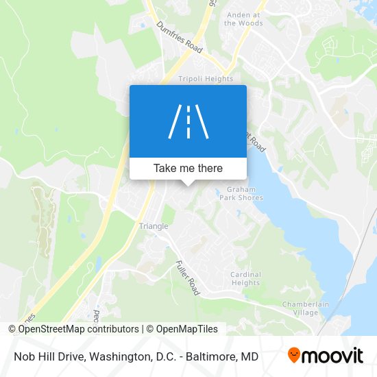 Nob Hill Drive map