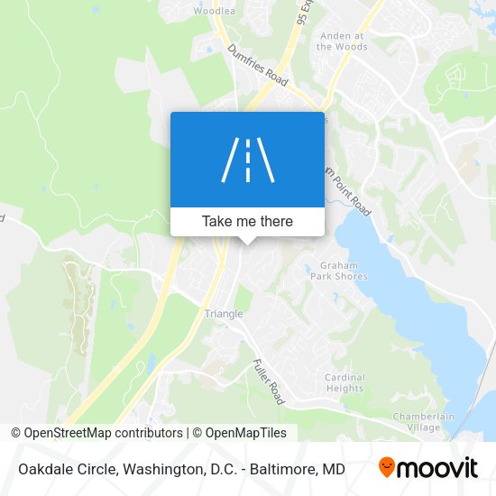 Oakdale Circle map