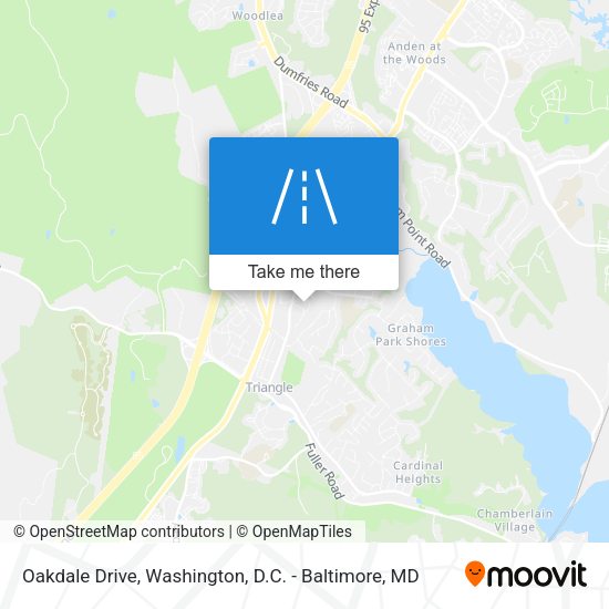 Mapa de Oakdale Drive