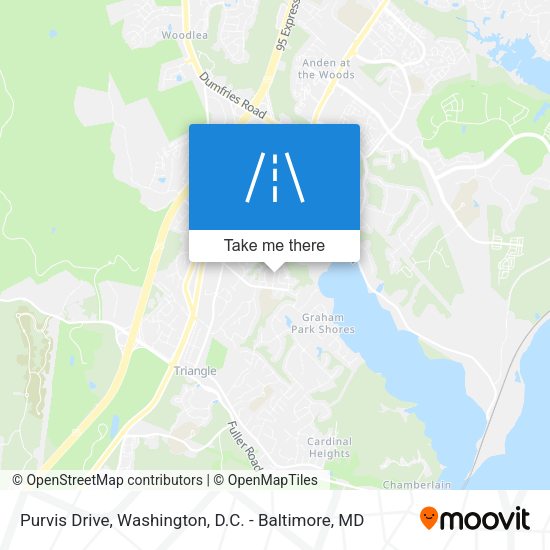 Mapa de Purvis Drive