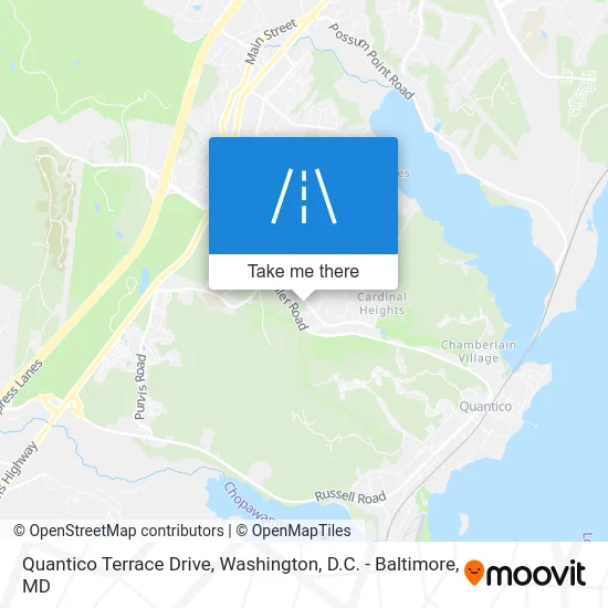 Quantico Terrace Drive map