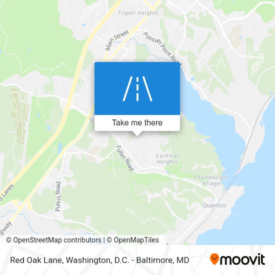 Mapa de Red Oak Lane