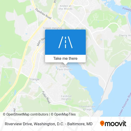 Riverview Drive map