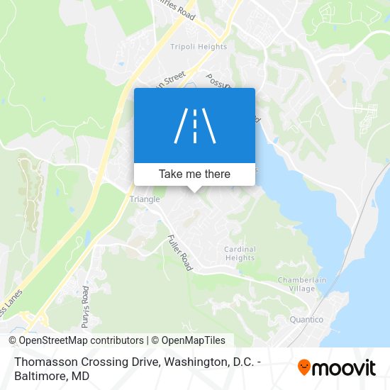 Thomasson Crossing Drive map