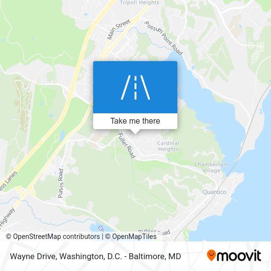 Mapa de Wayne Drive