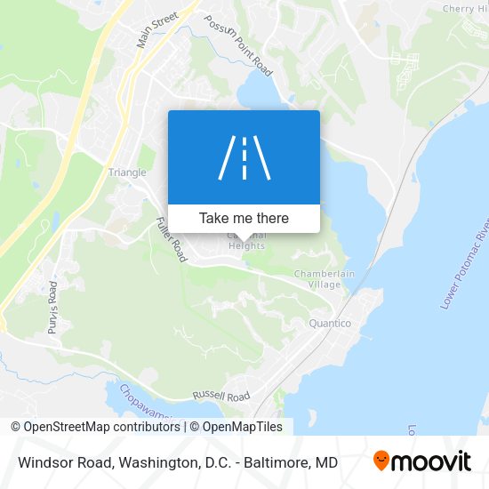 Mapa de Windsor Road