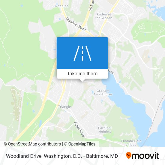 Mapa de Woodland Drive