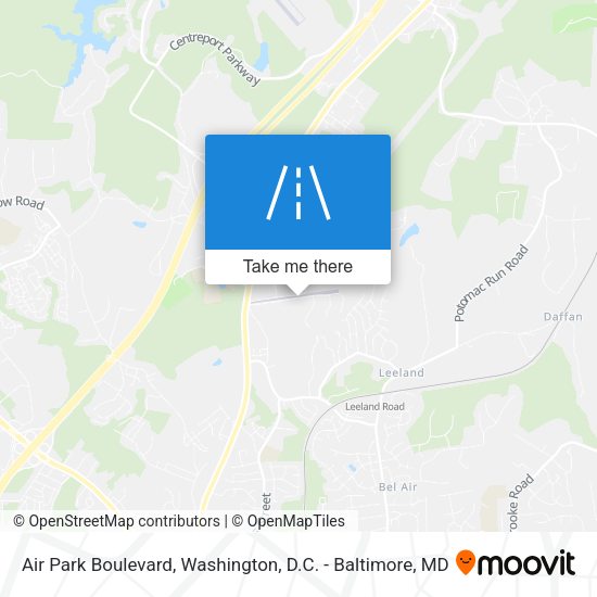 Air Park Boulevard map