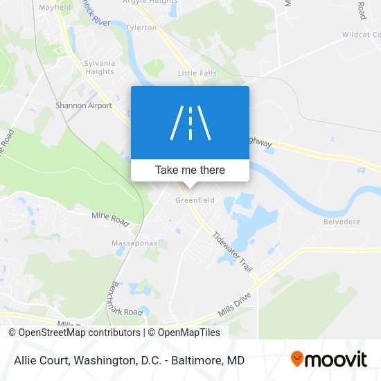 Allie Court map