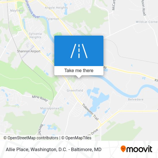 Allie Place map