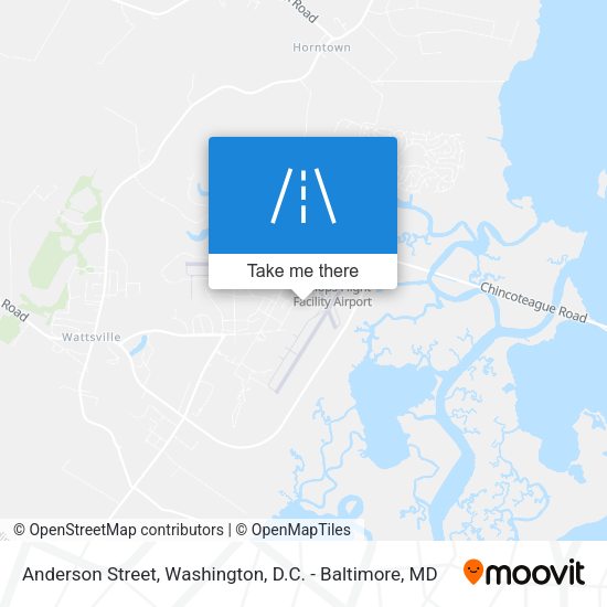 Anderson Street map
