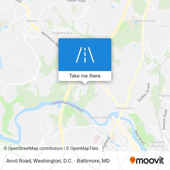 Mapa de Anvil Road