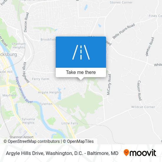 Mapa de Argyle Hills Drive