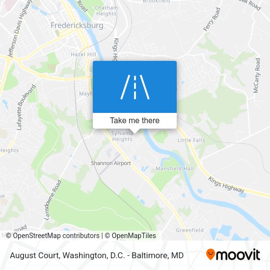August Court map
