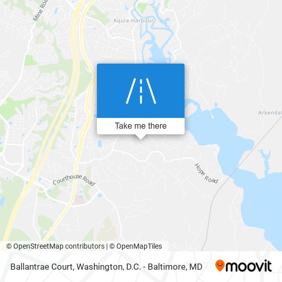 Mapa de Ballantrae Court