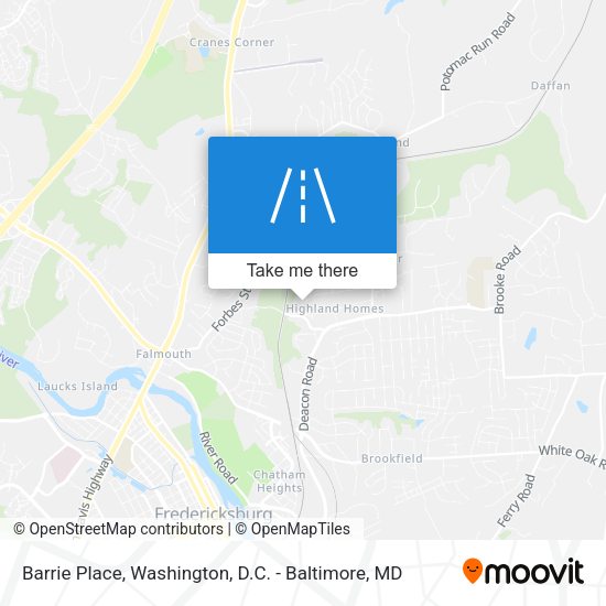 Mapa de Barrie Place