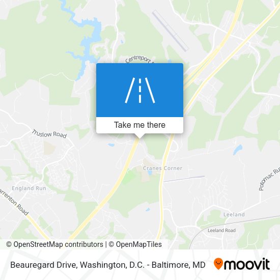 Mapa de Beauregard Drive