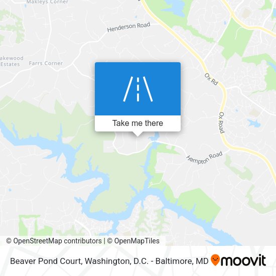 Beaver Pond Court map