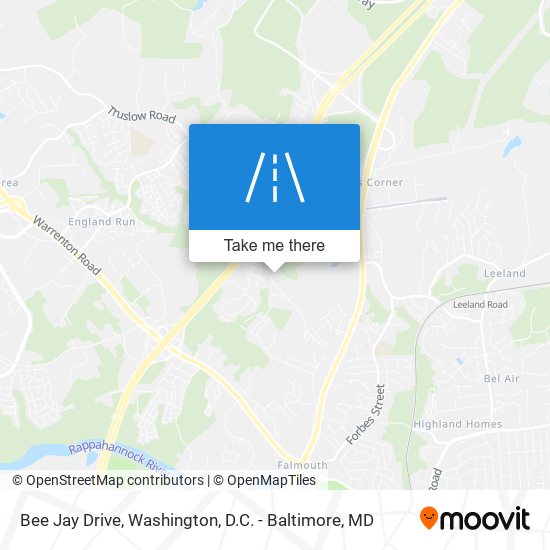 Bee Jay Drive map