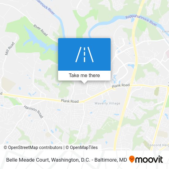 Belle Meade Court map