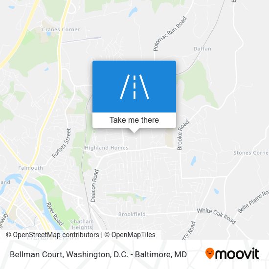 Bellman Court map
