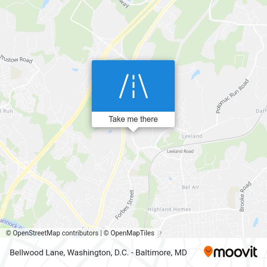 Bellwood Lane map