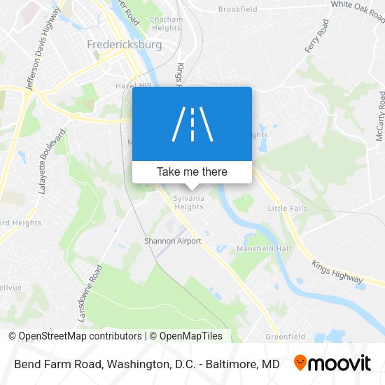 Mapa de Bend Farm Road