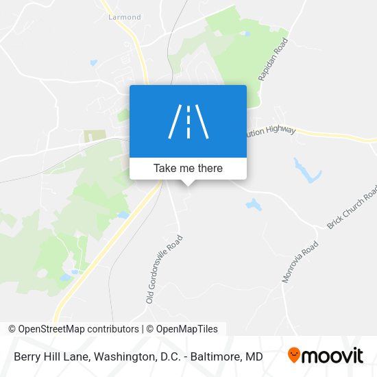 Mapa de Berry Hill Lane