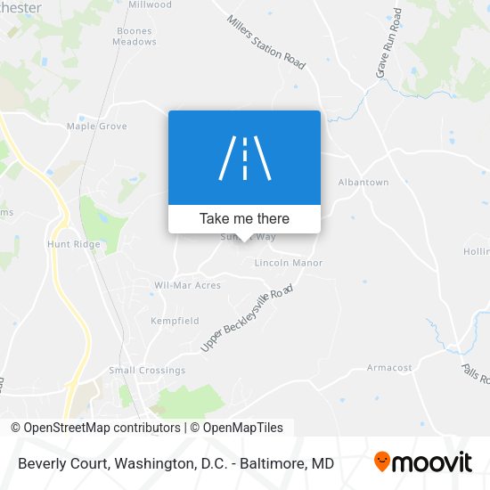 Beverly Court map