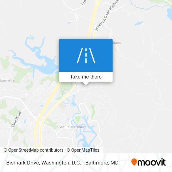Bismark Drive map