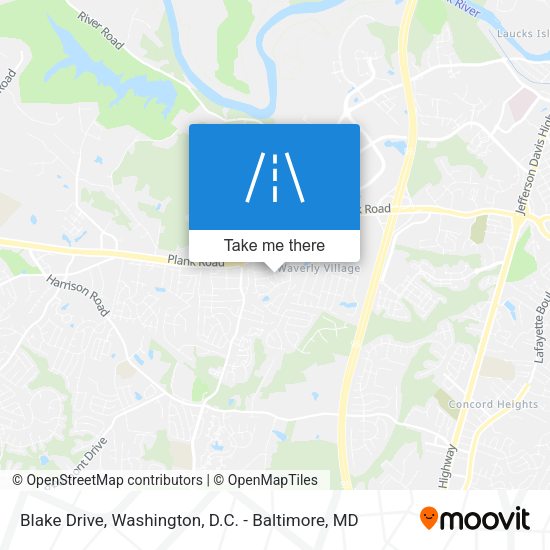 Blake Drive map