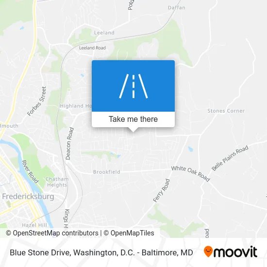 Blue Stone Drive map