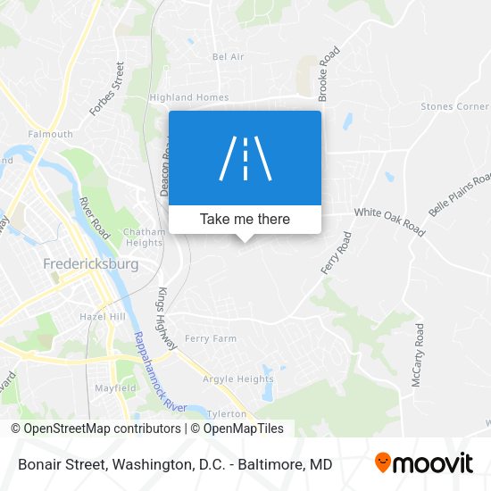 Mapa de Bonair Street