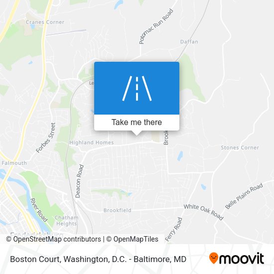 Boston Court map