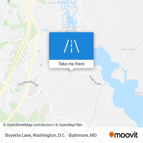 Boyette Lane map