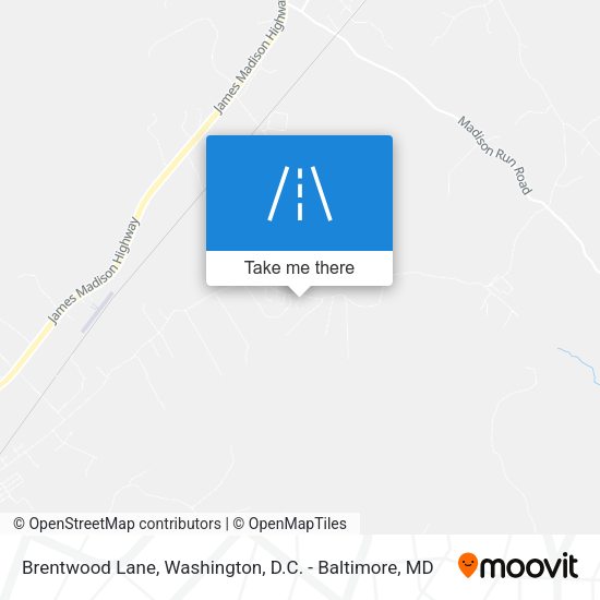 Brentwood Lane map
