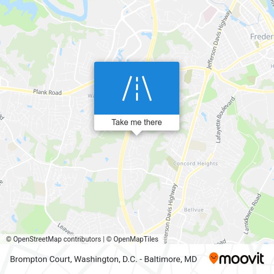 Brompton Court map