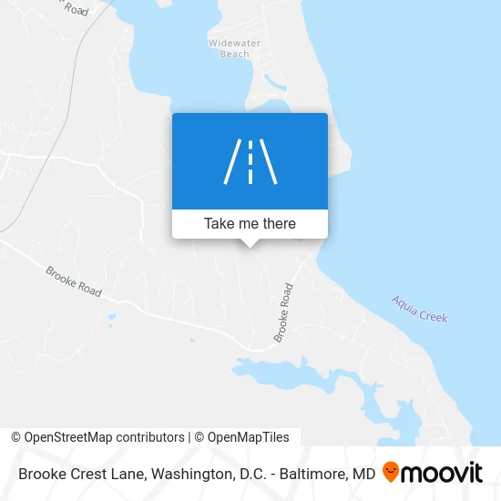 Brooke Crest Lane map