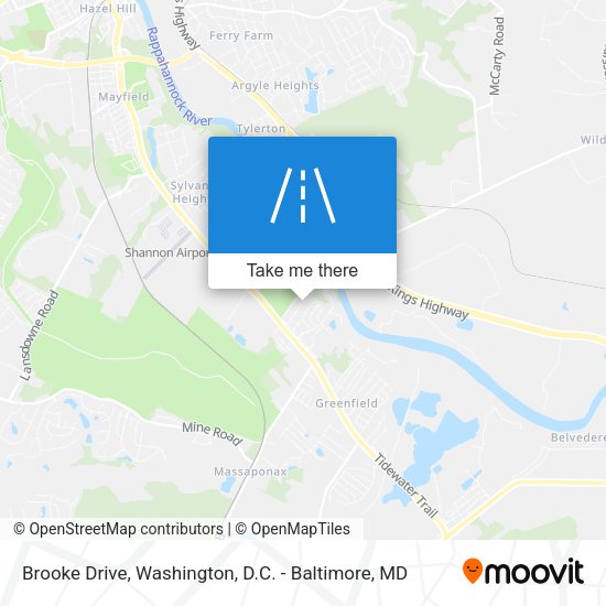 Brooke Drive map