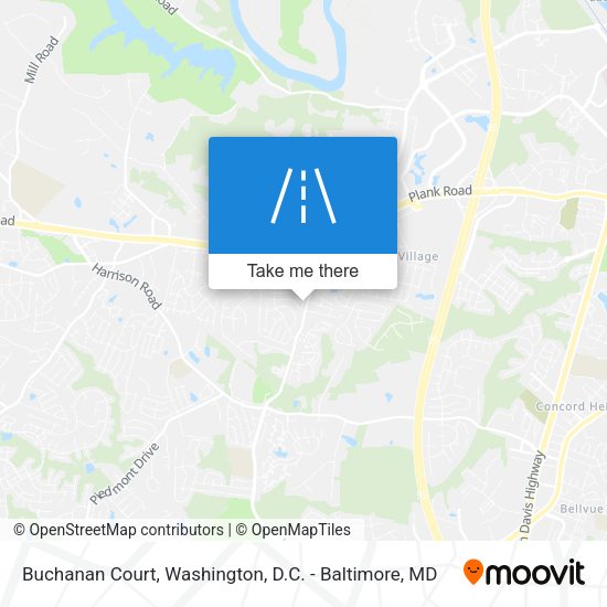 Buchanan Court map