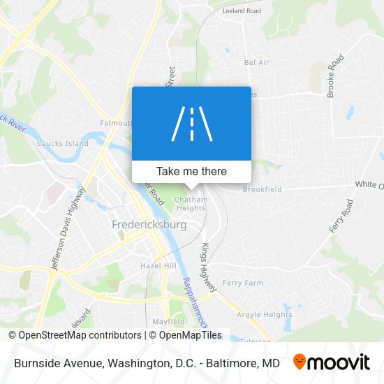 Mapa de Burnside Avenue