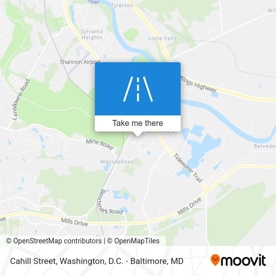 Mapa de Cahill Street