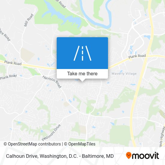 Calhoun Drive map