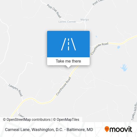 Carneal Lane map