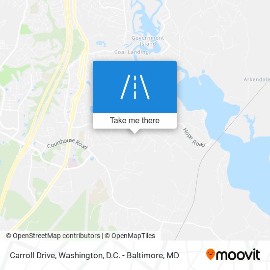 Carroll Drive map