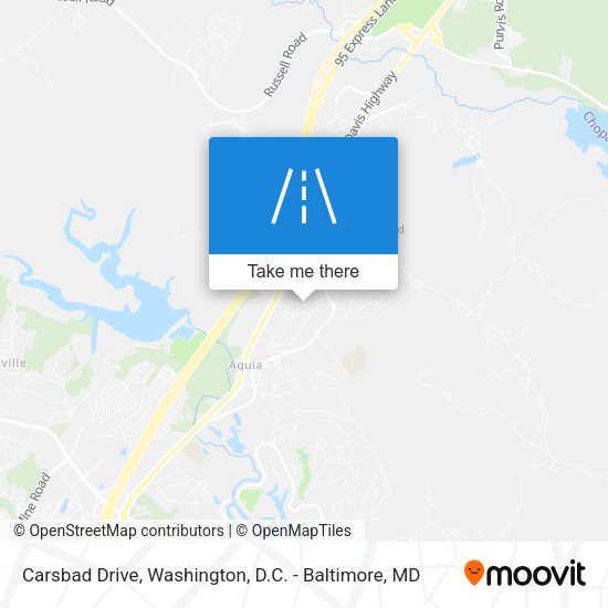 Carsbad Drive map