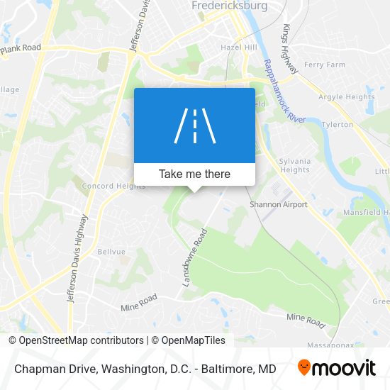 Chapman Drive map